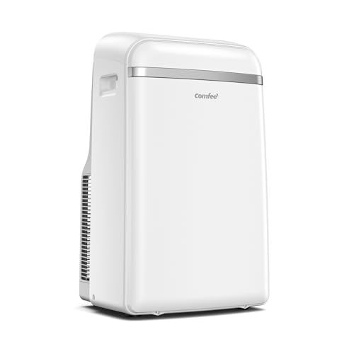 Comfee Mobiles Klimagerät Umweltfreundliches KältemittelPro, 3-in-1 Klimaanlage mit Abluftschlauch, Kühlen und Entfeuchten und Ventilieren, 10000