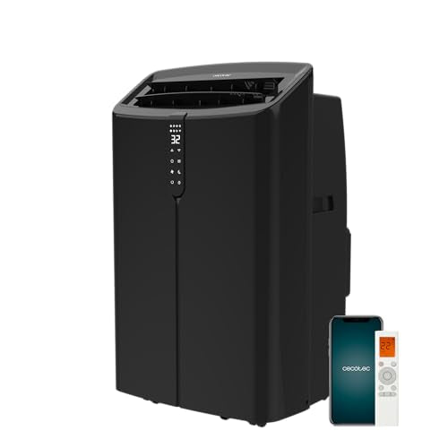 Cecotec Mobile Klimageräte ForceClima 12600 Nux Heating Connected. 12000 BTU, Heizfunktion, WLAN, 5 Modi, 3 Stufen, bis 30 m², Entfeuchter 28 L/Tag