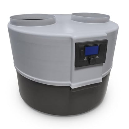 Wärmepumpe DROPS M 4.1 – kompakte Luft-Wasser-Wärmepumpe zur Warmwasserbereitung mit manueller Steuerung, Plattenwärmetauscher, PZH-Umwälzpumpe &
