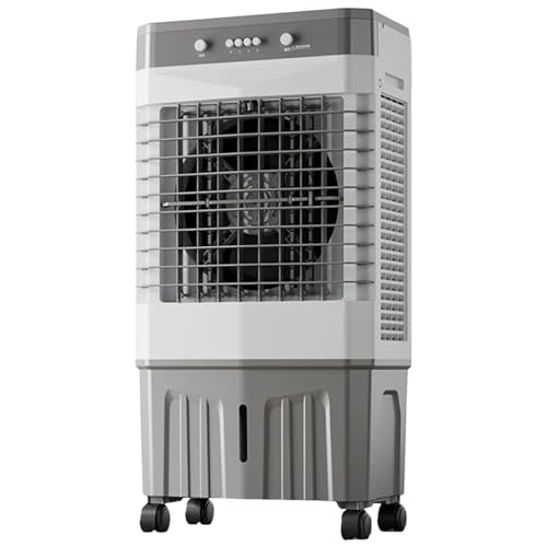 Klimaanlage 3-IN-1 Verdunstungsluftkühler mit 20L großem Wassertank, 3-Gang Kühlventilator mit 120° oszillierendem, geräuscharmem Luftzirkulator für