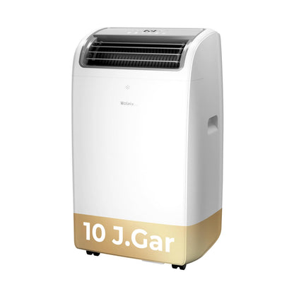 HOMCOM Mobiles Klimagerät mit Abluftschlauch 12000 BTU 3,5 kW, 4-in-1 Mobile Klimaanlage mit Kühlen, Ventilieren, Entfeuchten, Schlafmodus