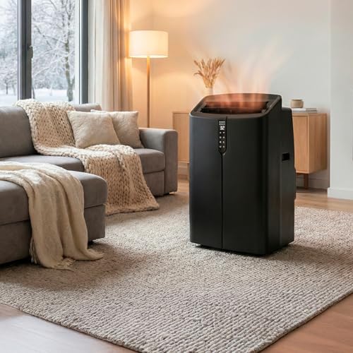 Cecotec Mobile Klimageräte ForceClima 12600 Nux Heating Connected. 12000 BTU, Heizfunktion, WLAN, 5 Modi, 3 Stufen, bis 30 m², Entfeuchter 28 L/Tag