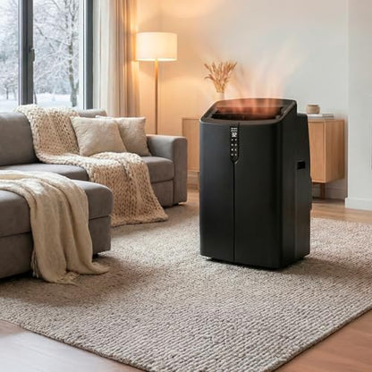 Cecotec Mobile Klimageräte ForceClima 12600 Nux Heating Connected. 12000 BTU, Heizfunktion, WLAN, 5 Modi, 3 Stufen, bis 30 m², Entfeuchter 28 L/Tag