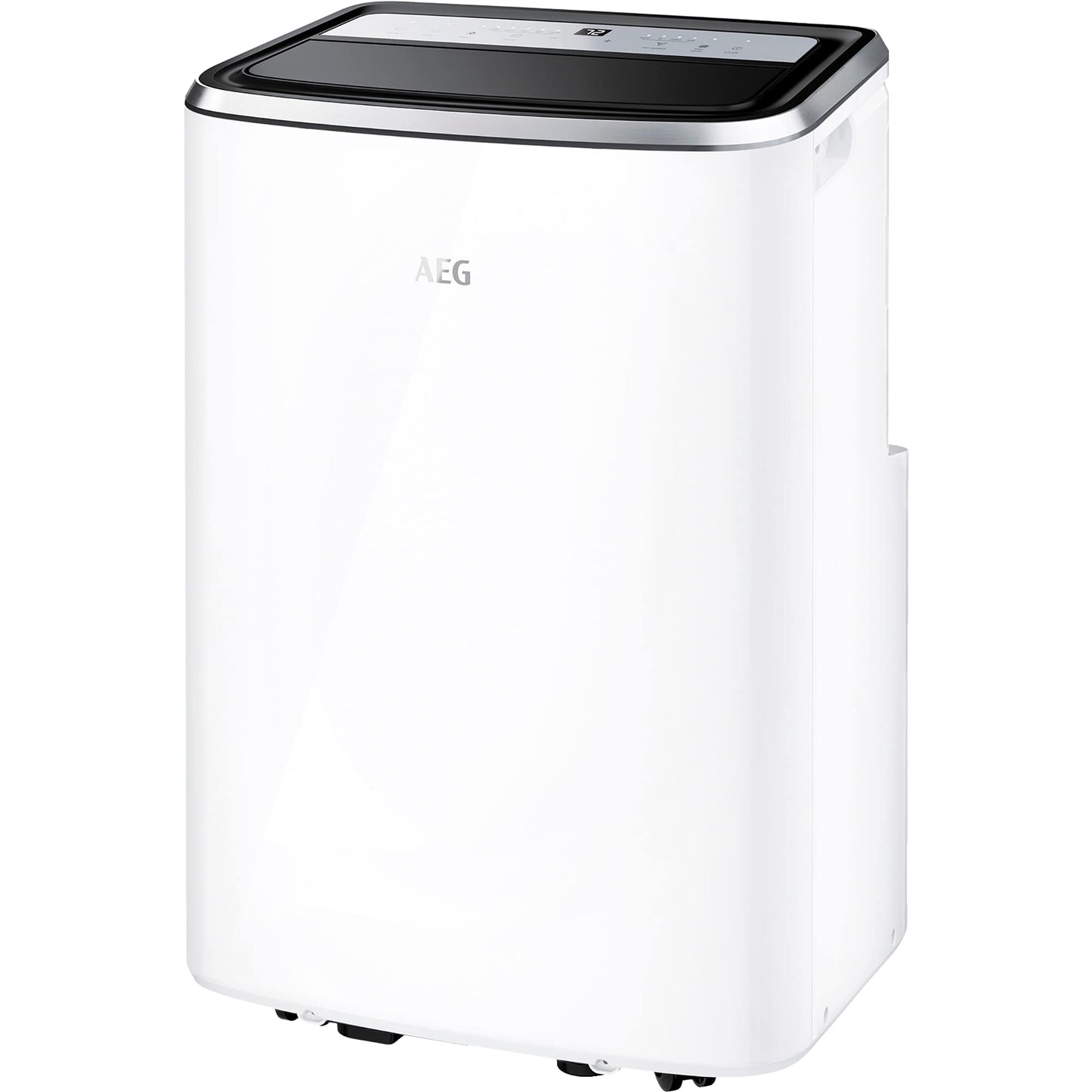 De'Longhi Pinguino PAC EM82, Mobile Klimaanlage für Räume bis zu 80 m³, 9.400 BTU, 2,4 kW, 63 dB, Entfeuchtungsfunktion, Energieklasse A, 24h-Timer
