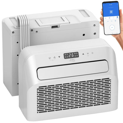 EUROM Split Klimaanlage AC2401 für Wohnwagen, Wohnmobil, Camping, Boot, Bus, Camper, Caravan, Mobilheim | Mobiles Klimagerät mit 2400 BTU |
