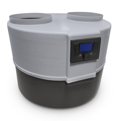 Wärmepumpe DROPS M 4.1 – kompakte Luft-Wasser-Wärmepumpe zur Warmwasserbereitung mit manueller Steuerung, Plattenwärmetauscher, PZH-Umwälzpumpe &