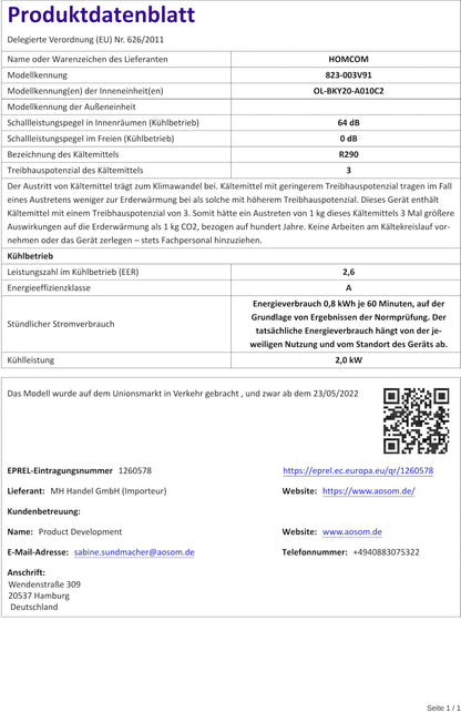 Klimaanlage 3-IN-1 Verdunstungskühlgerät mit großem Wassertank, 3 Modi, 3 Geschwindigkeiten,12-Stunden-Timer,Kühlventilator und 120°