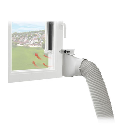 Electactic Mobile Klimaanlage 7000 BTU, 4-in-1 Mobiles Klimagerät mit Abluftschlauch & Ventilator & Luftentfeuchter, Klimagerät Mobil Digitaldisplay